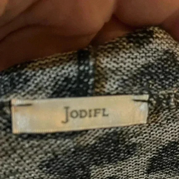 Jodifl leopard print open front cardigan with hood and pockets size medium - Picture 4 of 5